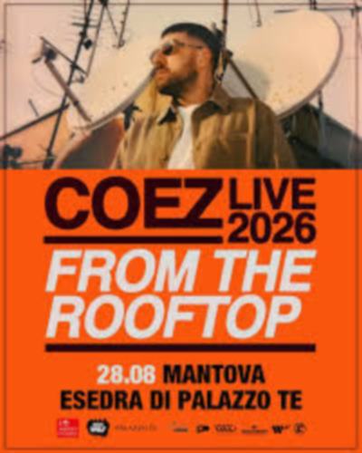 Concerto Coez - From the Rooftop Tour al Teatro Antico di Taormina, 10 Settembre 2026
