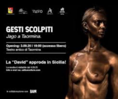 Mostra Jago: Gesti Scolpiti al Teatro Antico di Taormina